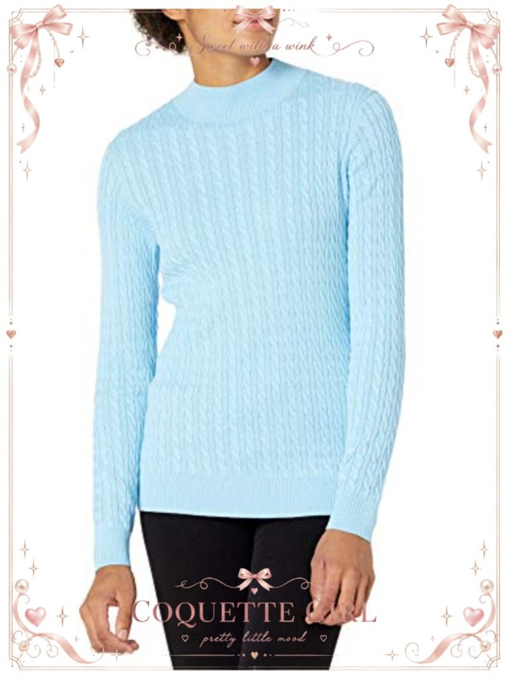 Classic-Fit Lightweight Cable Knit Long-Sleeve Mockneck Pullover Sweater